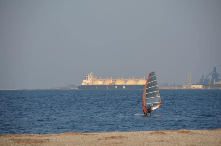 Japan, Futtsu – windsurfing, Dec.2014