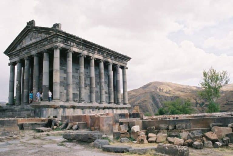Armenia, Garni – temple, Autumn 2005