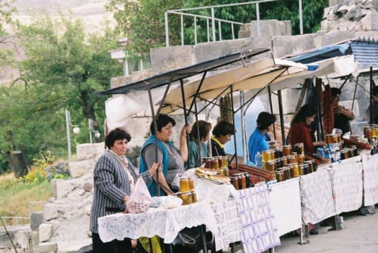 Armenia, Garni – market, Autumn 2005