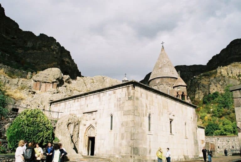 Armenia, Geghard – another angle of church, Autumn 2005