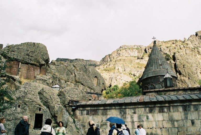 Armenia, Geghard – church built in the rock, Autumn 2005