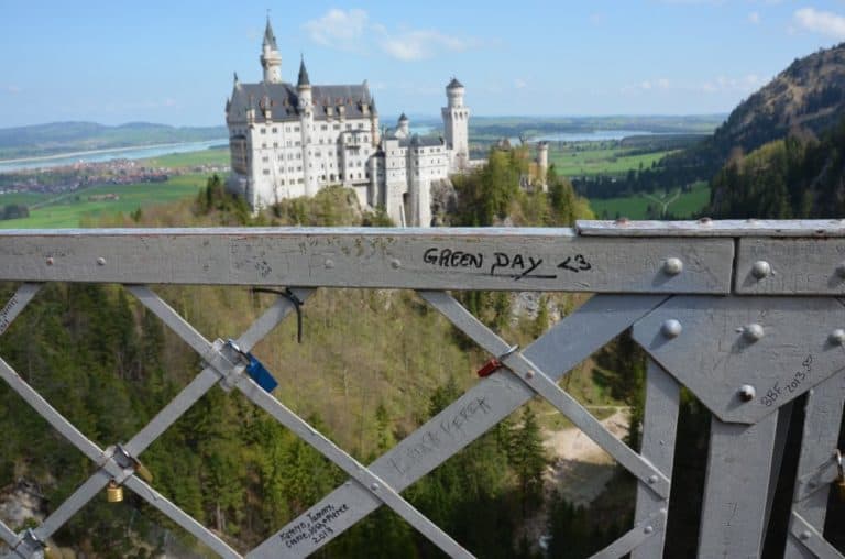 Germania, Fussen – castello e ringhiera, maggio 2013