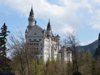 Germany, nr. Fussen – blue sky and castle, May 2013