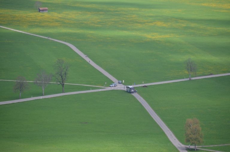 Germania, Fussen – incrocio, maggio 2013
