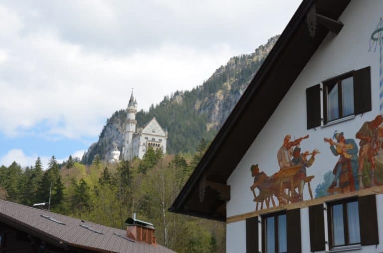 Germania, Fussen – castello e casa, maggio 2013