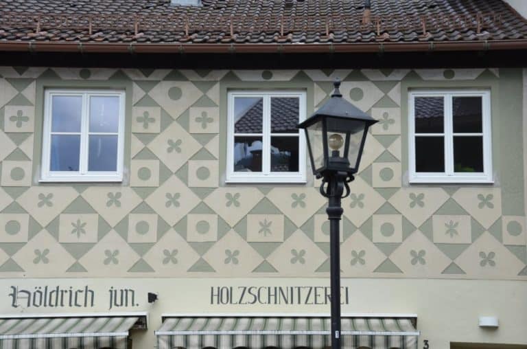 Germania, Oberammergau – muro decorato, maggio 2013