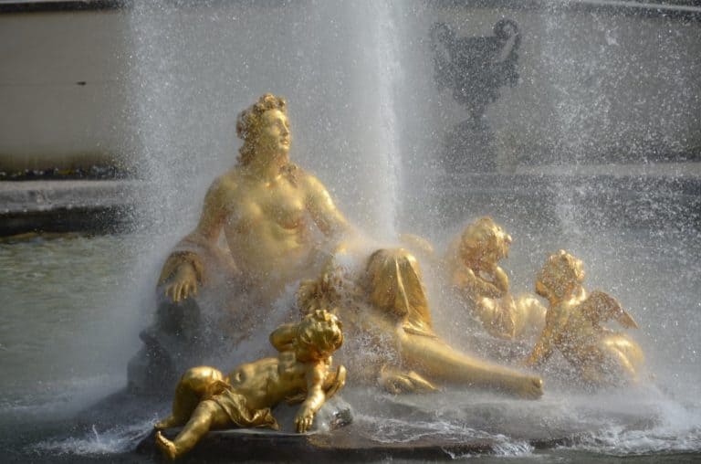 Germania, Linderhof – sotto l’acqua, maggio 2013