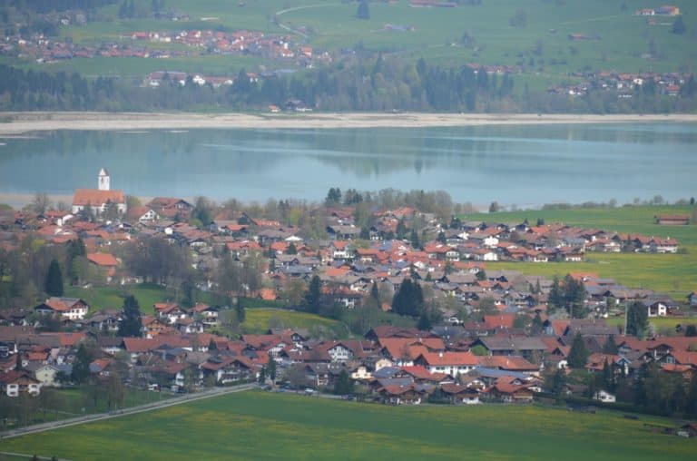 Germania, Fussen – città sul lago, maggio 2013