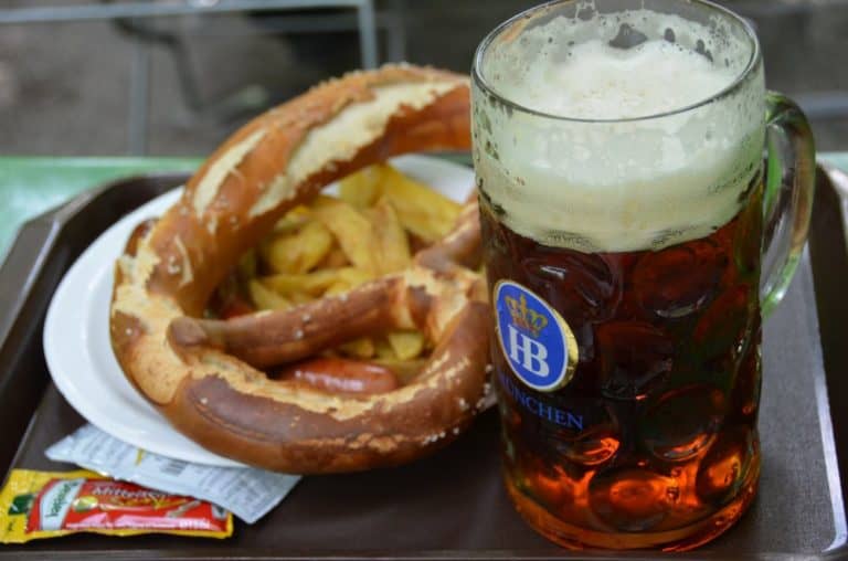 El jardín de la cerveza más antiguo de Munich