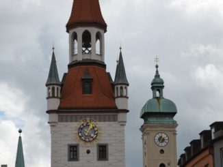 Germany, Munich – clock, May 2013