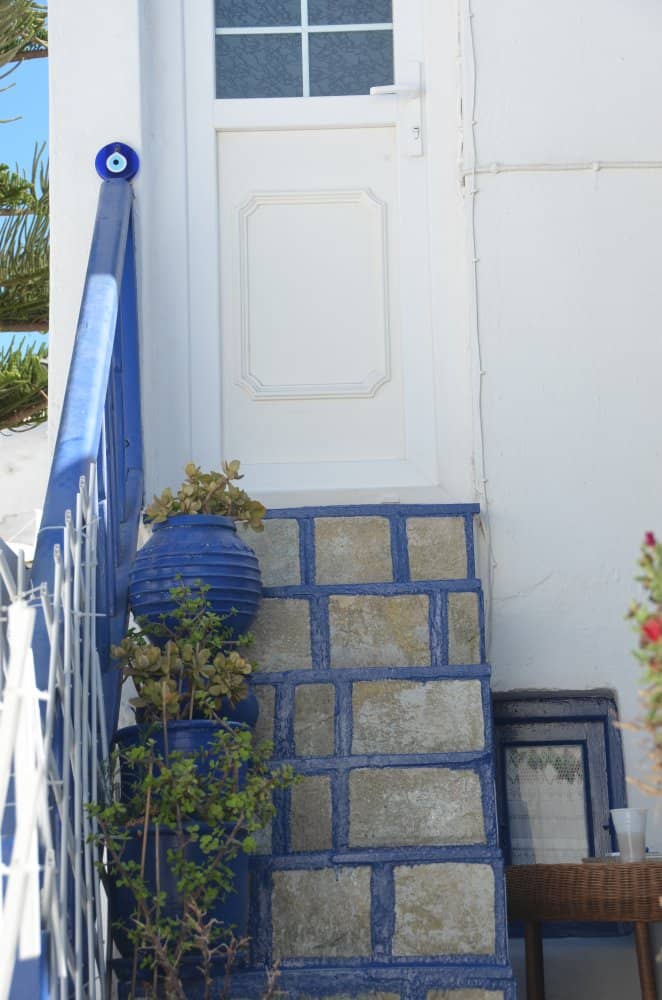 Grecia, Mykonos – scale decorate, settembre 2013 (Mykonos)