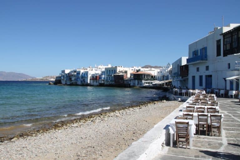 Grecia, Mykonos – vista sul mare, settembre 2013 (Mykonos)