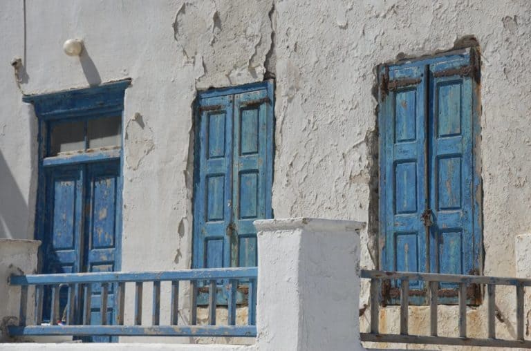 Greece, Mykonos – texture of wall, Sept.2013 (Mykonos)