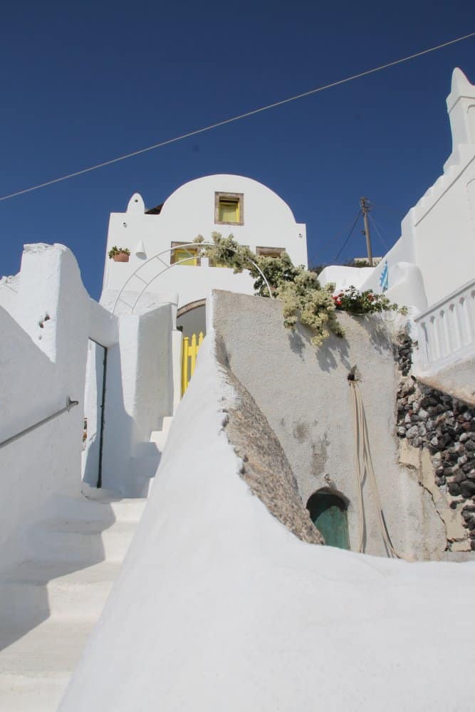 Greece, Santorini, Pyrgos – fence, Aug.2013 (Santorini)