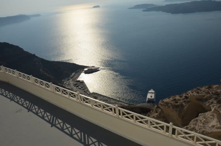 Greece, Santorini, Pyrgos – sea view, Aug.2013 (Santorini)