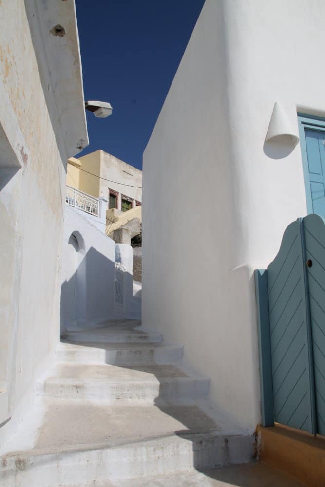 Greece, Santorini, Pyrgos – staircase, Aug.2013 (Santorini)