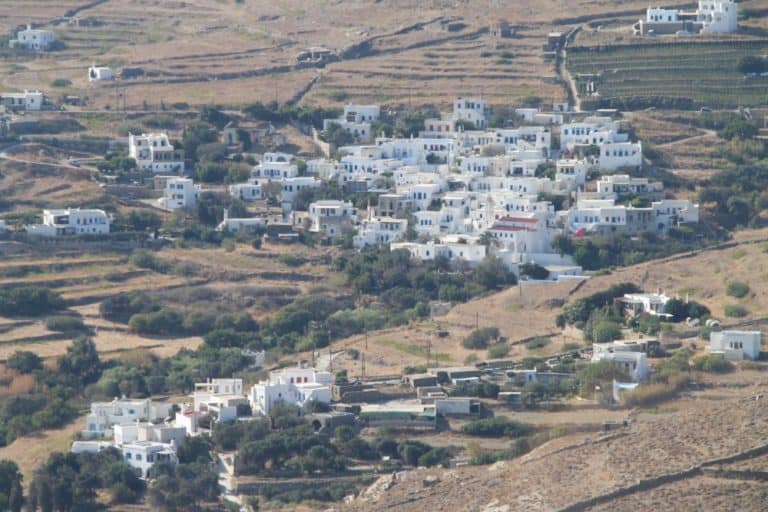 Grecia, Tinos – panorama, settembre 2013