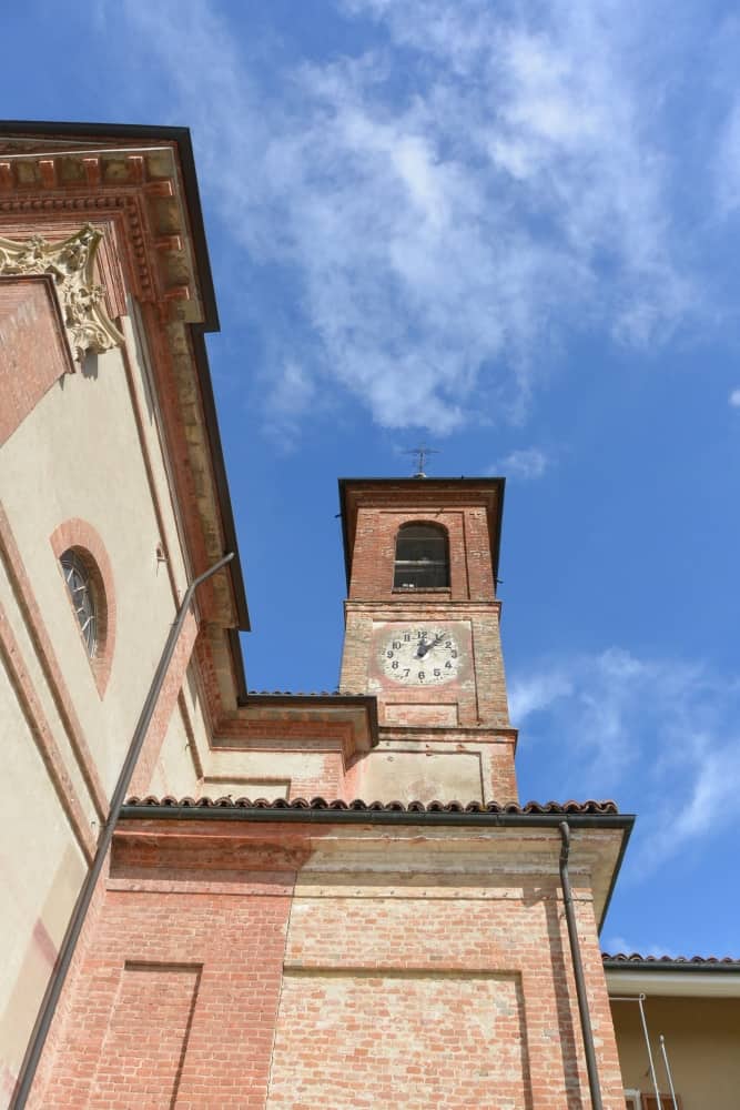 Grinzane Cavour – torre dell’orologio, Ott.2015 (Piemonte)
