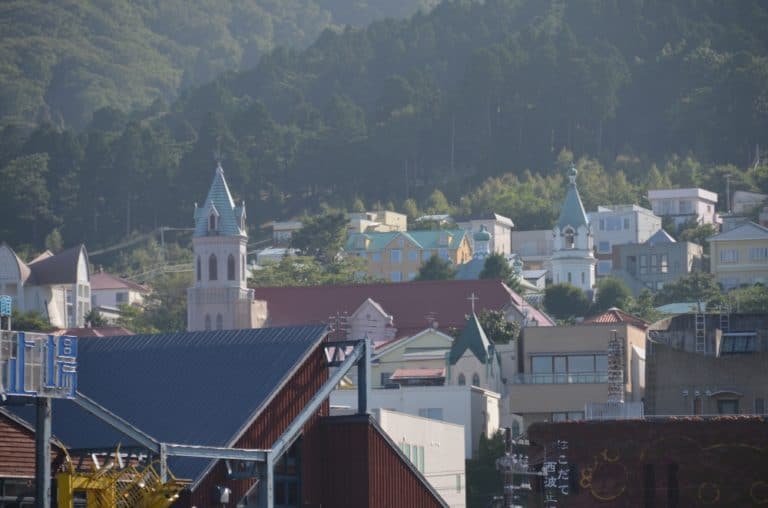 Japan, Hakodate – houses, Sept.2014 (Kakodate)