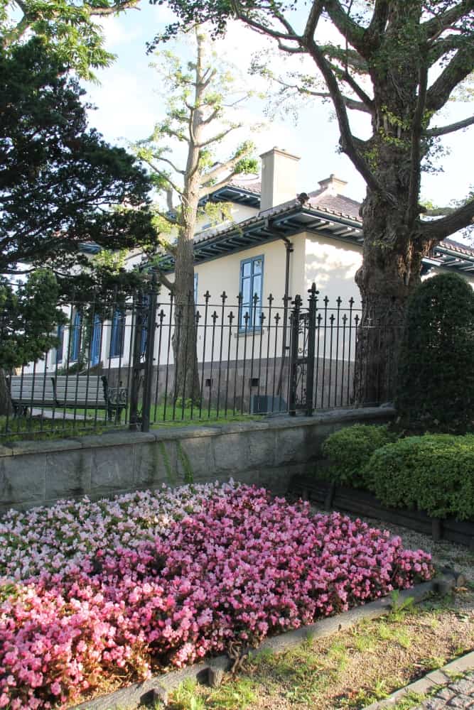Giappone, Hakodate – aiuola, set. 2014 (Hakodate)