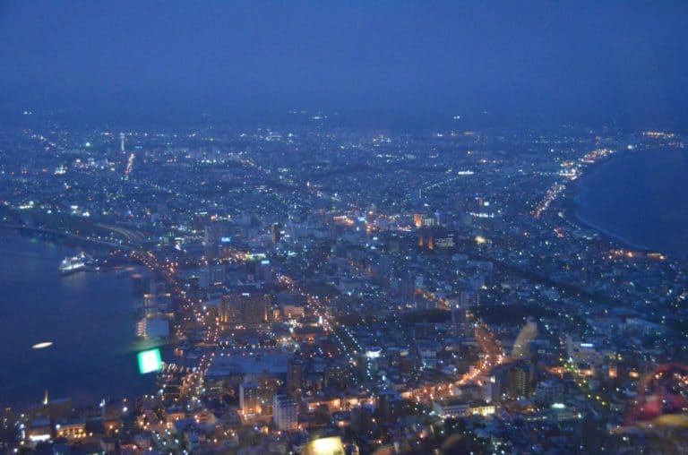 Japan, Hakodate – night view 5, Sept.2014 (Hakodate)