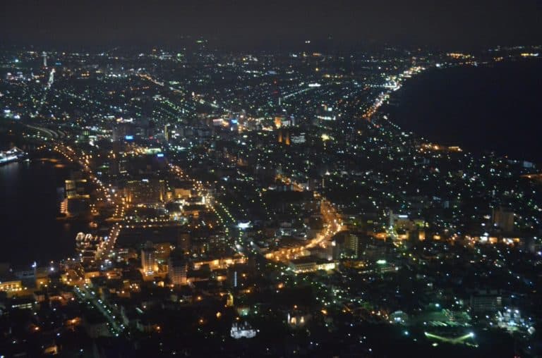 日本、函館－夜景３ 2014年9月 (函館)