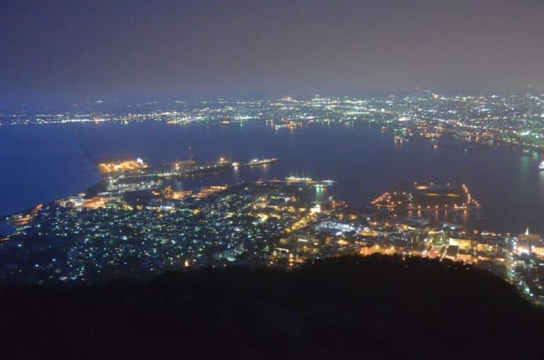 Japan, Hakodate – night view 2, Sept.2014 (Kakodate)