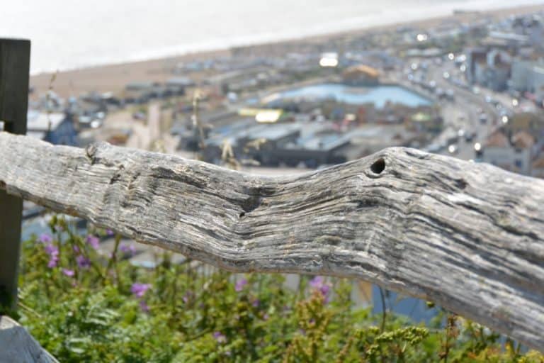 città vecchia – recinzione di legno, Giugno 2015 (Hastings)
