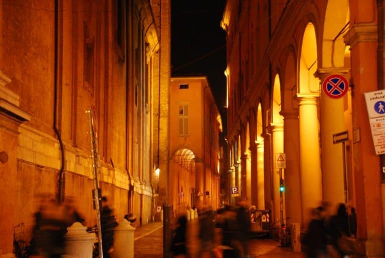 Italy, Bologna – walk in the night, 2010 (Emilia-Romaña)