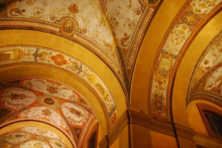 Italy, Bologna – ceiling, 2010 (Emilia-Romaña)