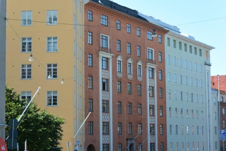 town – colours of the buildings, Aug.2015 (Helsinki)