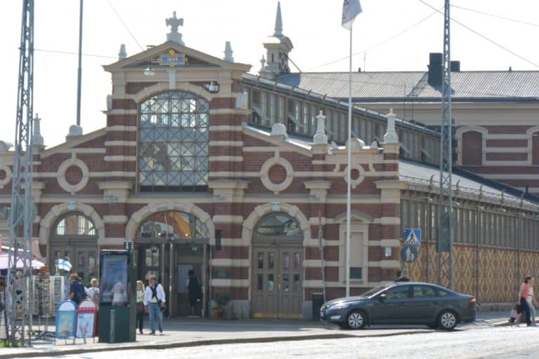 città – edificio del mercato, Agosto 2015 (Helsinki)