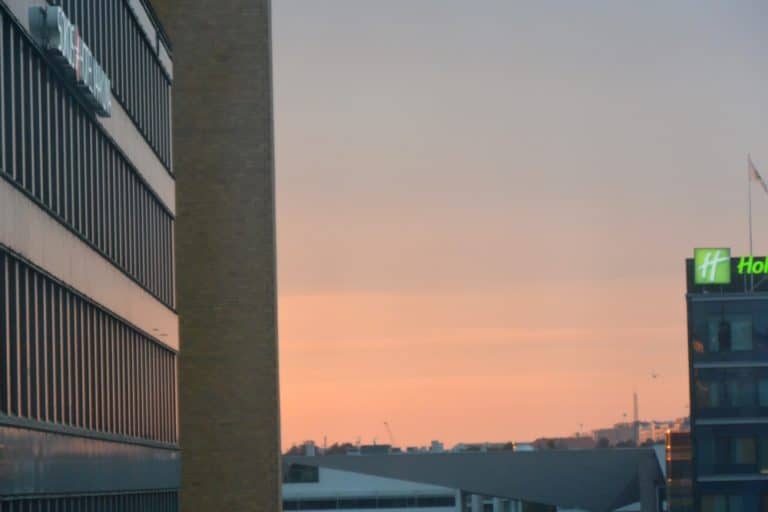 town – sunset, Aug.2015 (Helsinki)