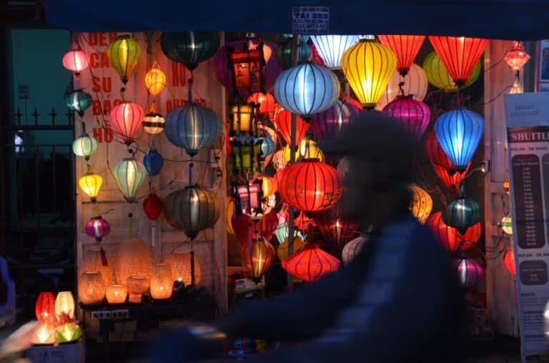 Vietnam, Hoi An night – lantern shop, Jan.2015 (Hoy An)