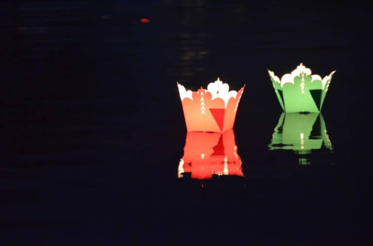 Vietnam, Hoi An night – our candles 3, Jan.2015 (Hoy An)
