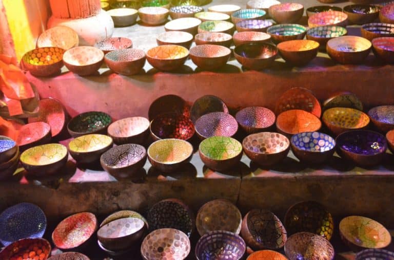 Vietnam, Hoi An night – bowls, Jan.2015 (Hoy An)
