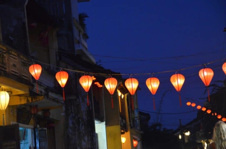 Vietnam, Hoi An night – red lanterns, Jan.2015 (Hoy An)