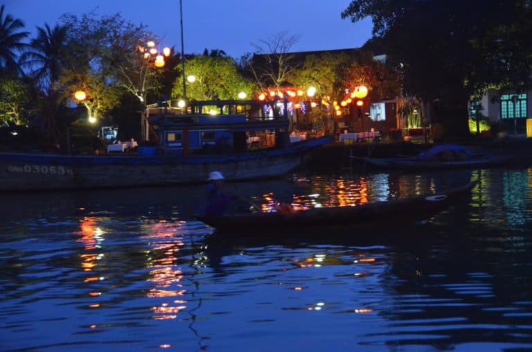 Vietnam, Hoi An night – river, Jan.2015 (Hoy An)