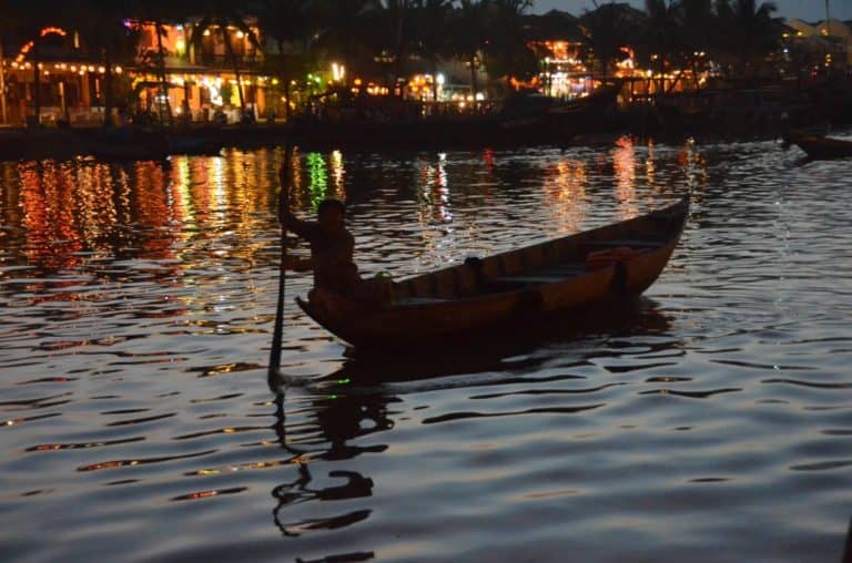 Vietnam, Hoi An night – boat, Jan.2015 (Hoy An)
