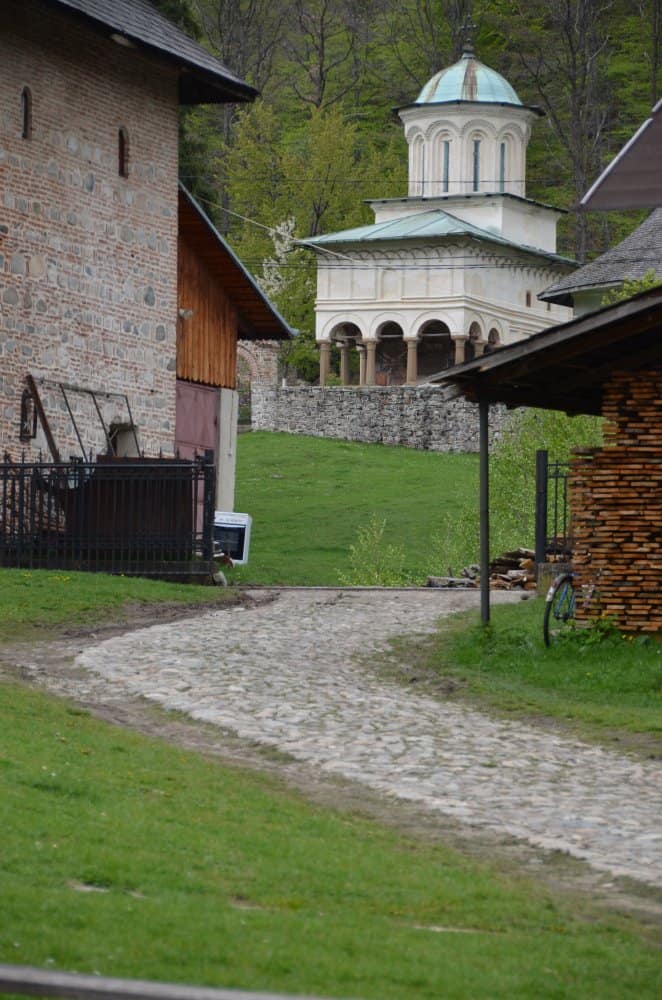 Romania, Horezu – chuch over there, Apr.2014 (Valcea)