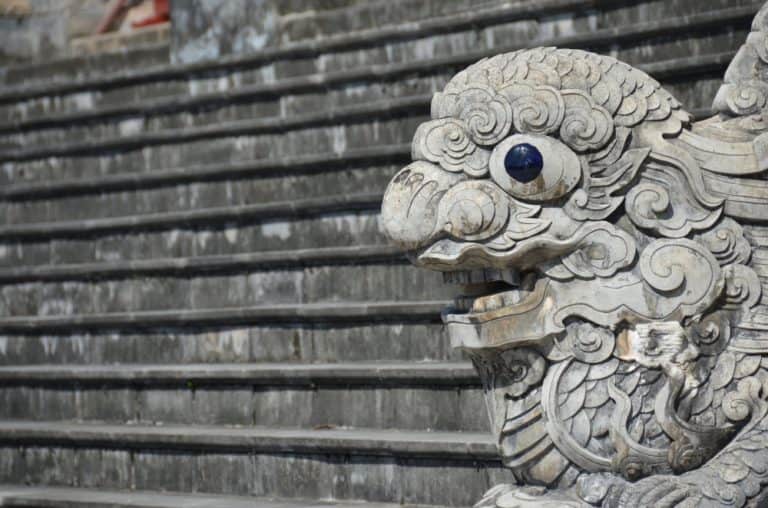 Vietnam, Hue – dragon, Jan.2015 (Hue)