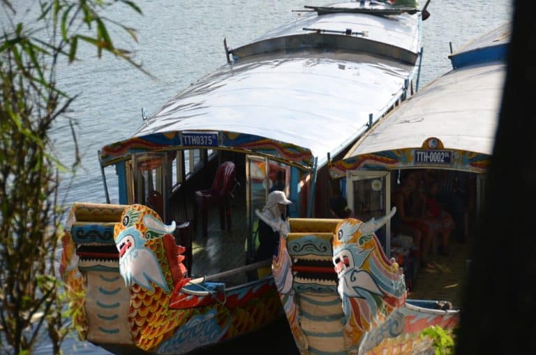 Vietnam, Hue – sight seeing boats, Jan.2015 (Hue)