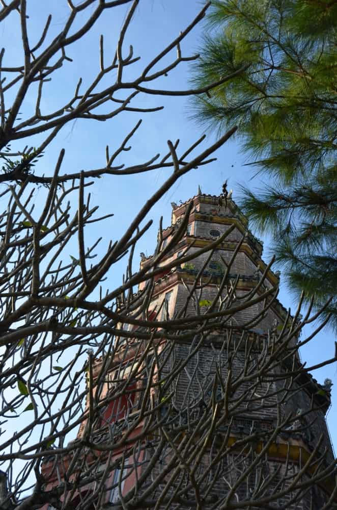 Vietnam, Hue – behind trees, Jan.2015 (Hue)