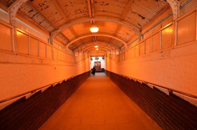 Inghilterra, High Wycombe  – tunnel, mar.2014