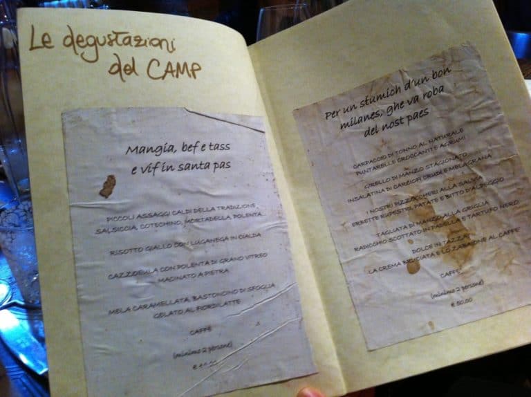 Italia, Brianza – menu, nov.2014 (Lombardia)