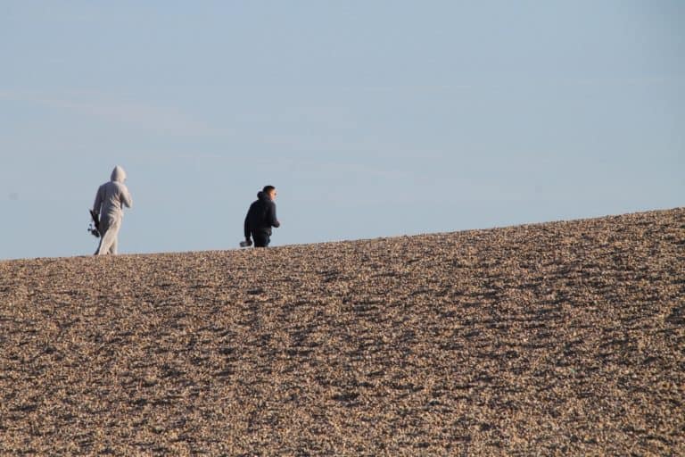 Abbiamo scoperto che era una spiaggia di ciottoli