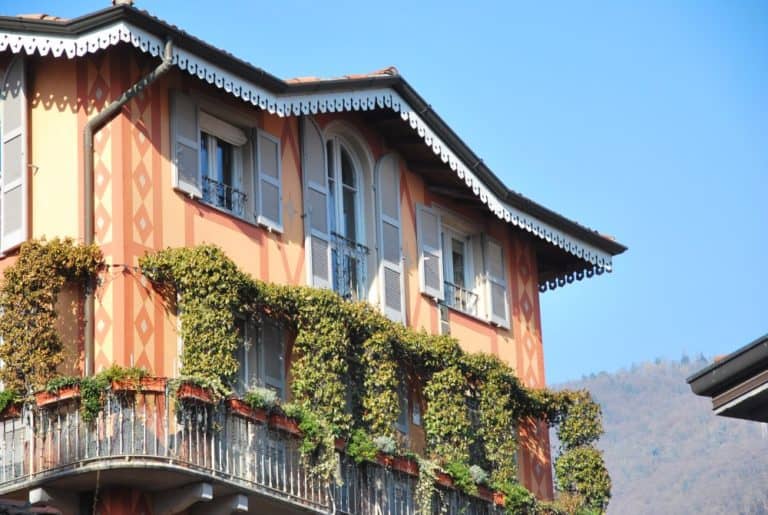Italia, Cernobbio – una casa, gennaio 2013 (Lombardia)