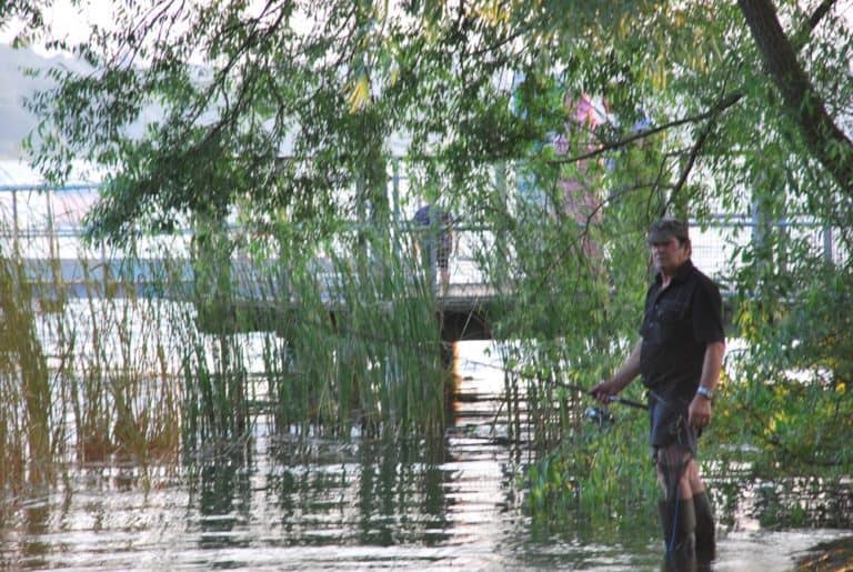 Italia, Lago di Varese – pesca, giugno 2013 (Lombardia)