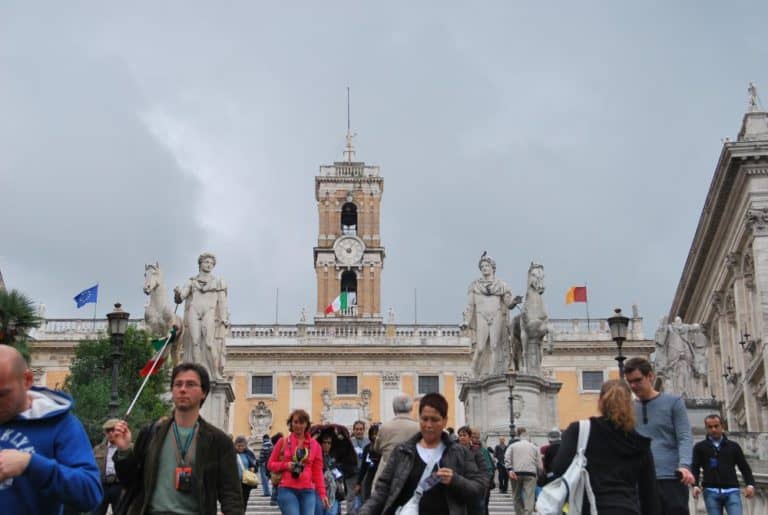 Italy, Rome – coming down the stairs, Nov.2013 (Rome)