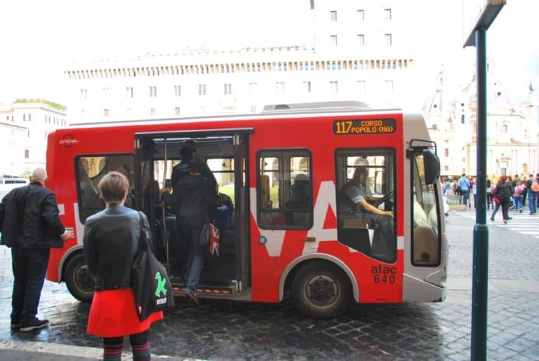 Italy, Rome – small bus, Nov.2013 (Rome)